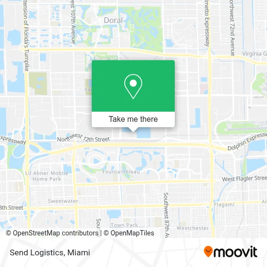 Send Logistics map