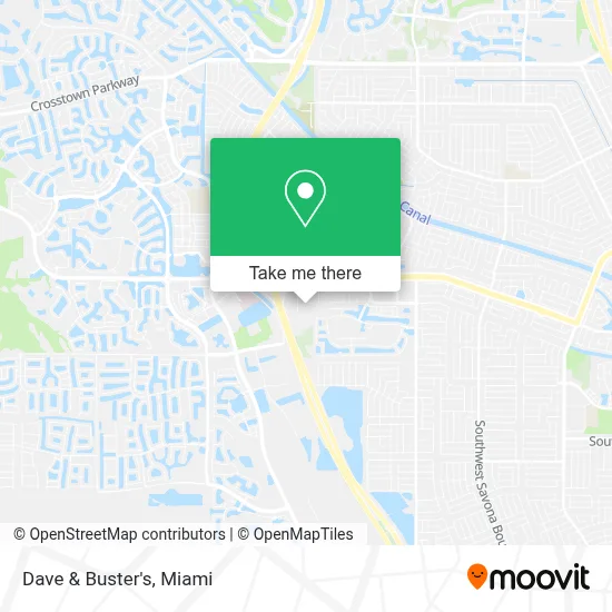 Dave & Buster's map