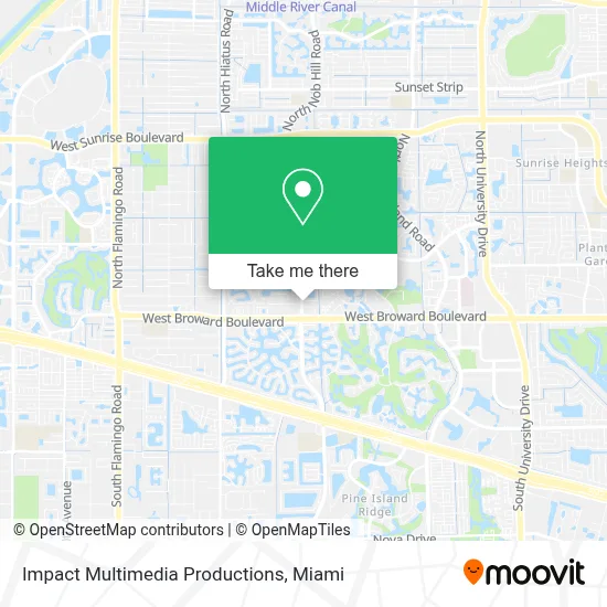 Impact Multimedia Productions map