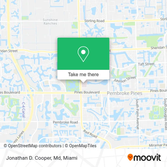 Jonathan D. Cooper, Md map