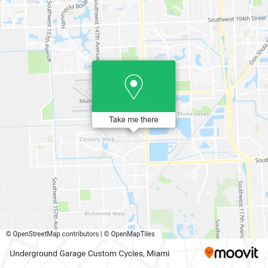 Underground Garage Custom Cycles map
