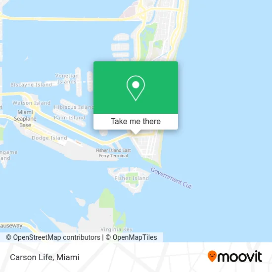 Carson Life map