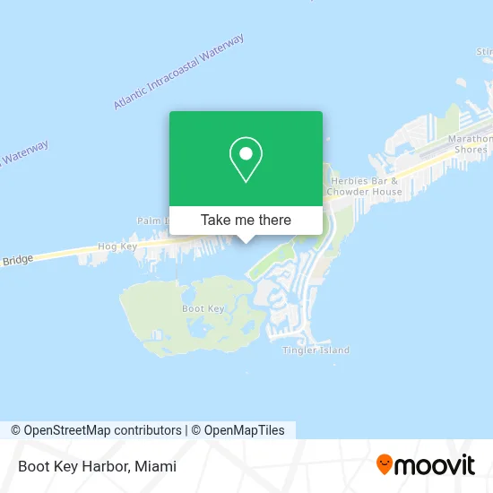 Boot Key Harbor map