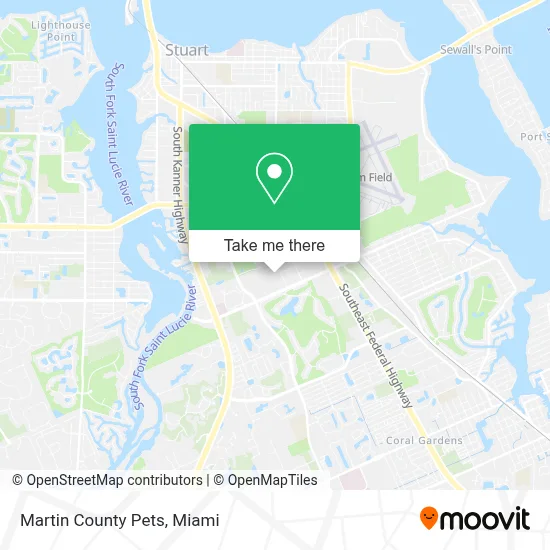Martin County Pets map