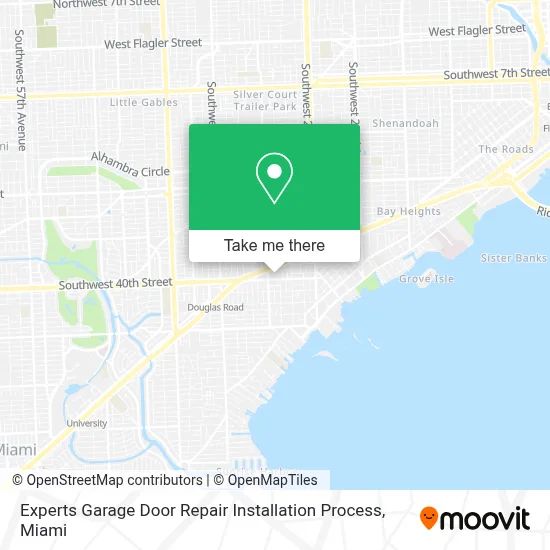 Experts Garage Door Repair Installation Process map