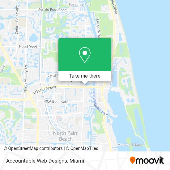 Accountable Web Designs map