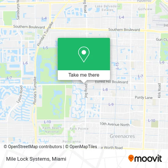 Mile Lock Systems map