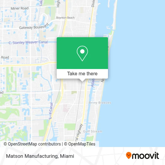 Matson Manufacturing map