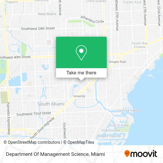 Department Of Management Science map