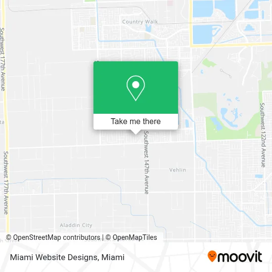 Miami Website Designs map