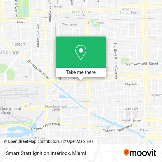 Smart Start Ignition Interlock map