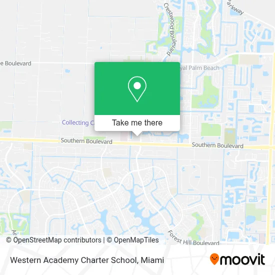 Western Academy Charter School map