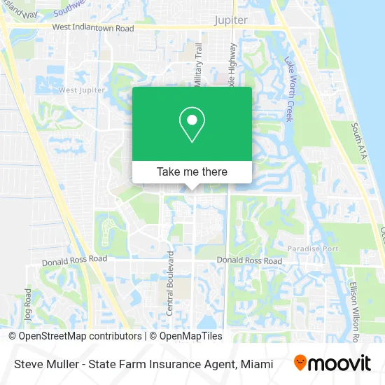 Steve Muller - State Farm Insurance Agent map