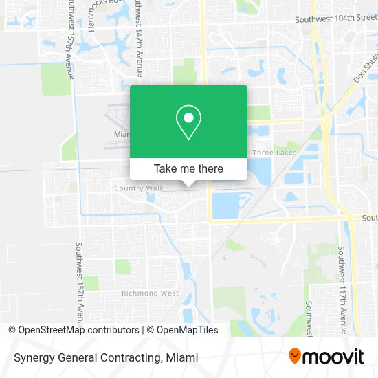 Synergy General Contracting map