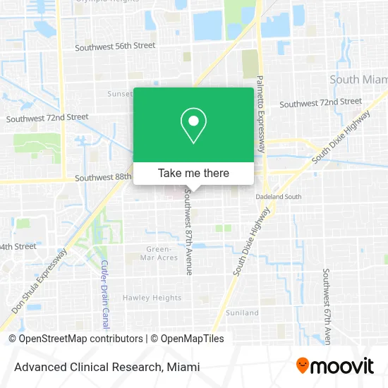 Advanced Clinical Research map
