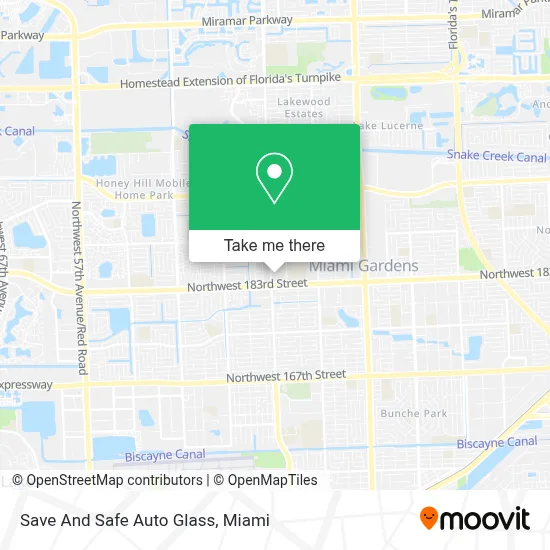Save And Safe Auto Glass map