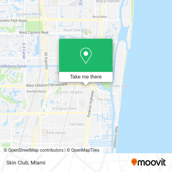 Skin Club map