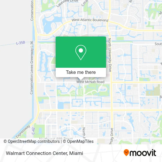 Walmart Connection Center map