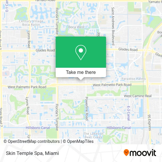 Skin Temple Spa map