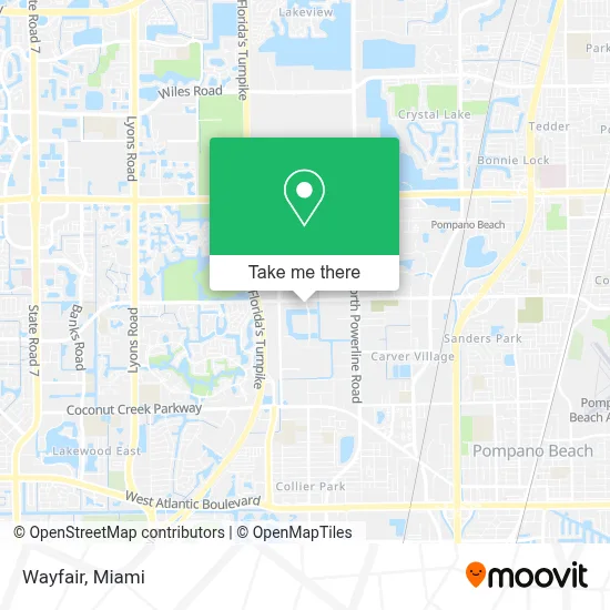 Wayfair map