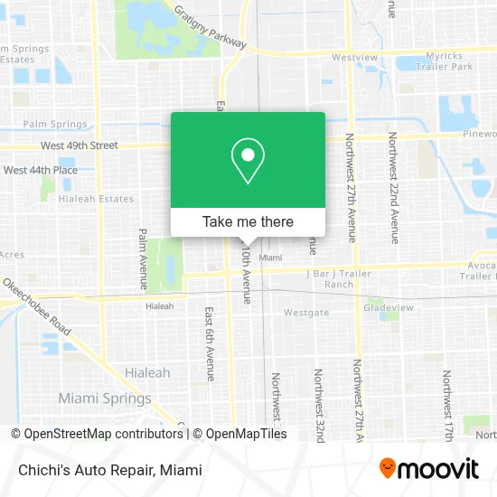 Chichi's Auto Repair map