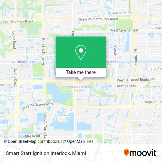 Smart Start Ignition Interlock map