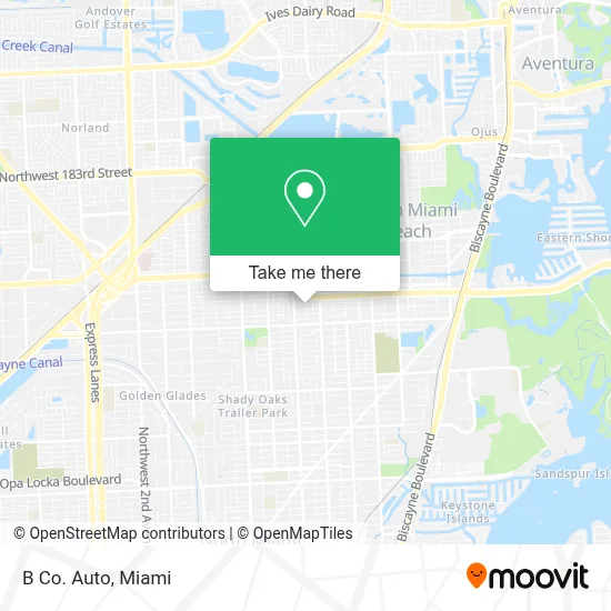 B Co. Auto map