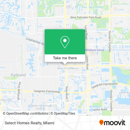 Select Homes Realty map