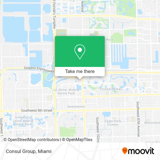 Consul Group map