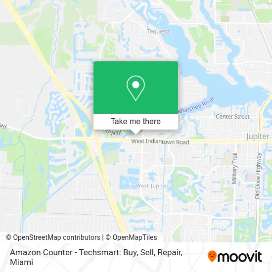 Amazon Counter - Techsmart: Buy, Sell, Repair map