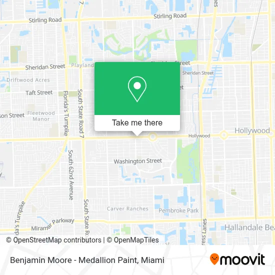 Benjamin Moore - Medallion Paint map