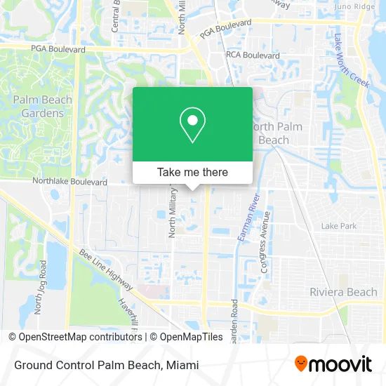 Ground Control Palm Beach map