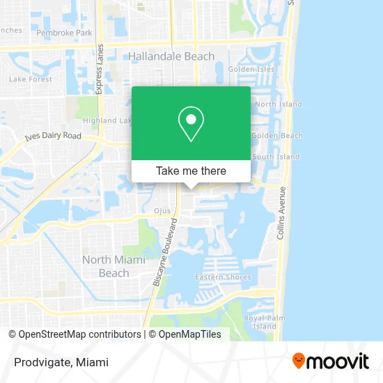Prodvigate map