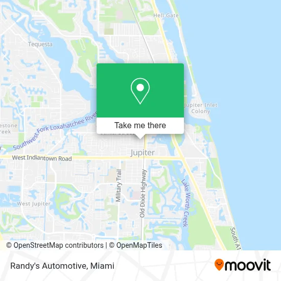 Randy's Automotive map