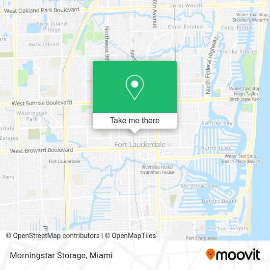 Morningstar Storage map