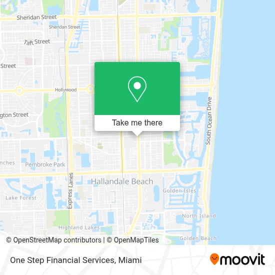 One Step Financial Services map
