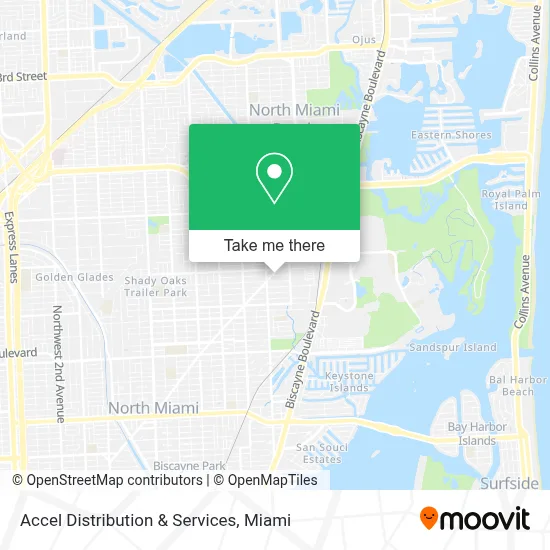 Accel Distribution & Services map