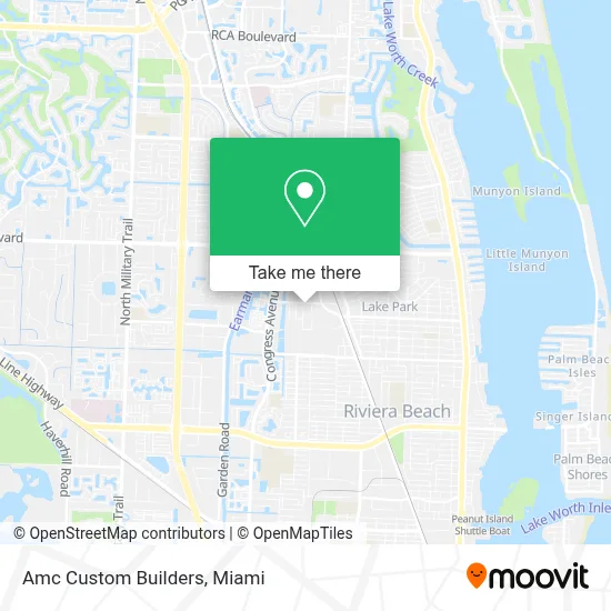 Amc Custom Builders map