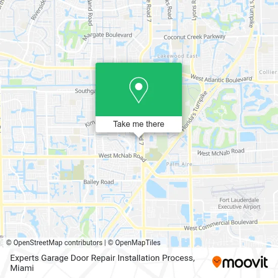 Experts Garage Door Repair Installation Process map
