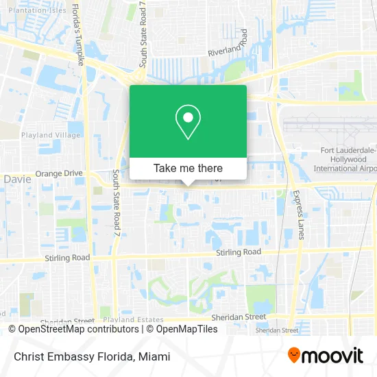 Christ Embassy Florida map