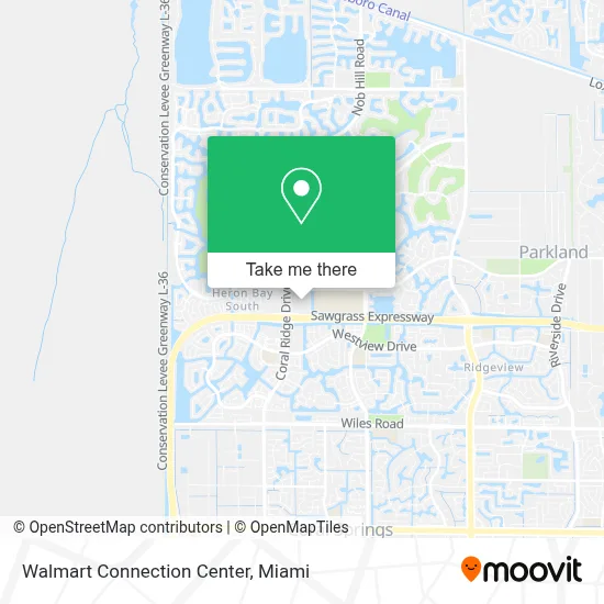 Walmart Connection Center map