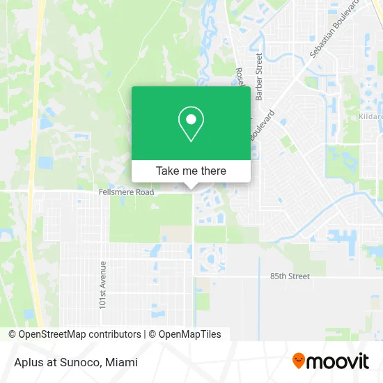 Aplus at Sunoco map