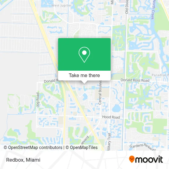 Redbox map
