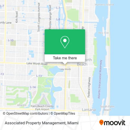 Associated Property Management map