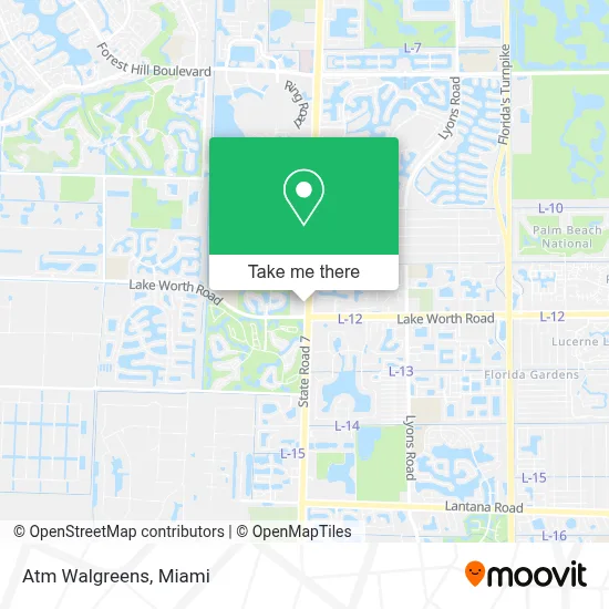 Atm Walgreens map