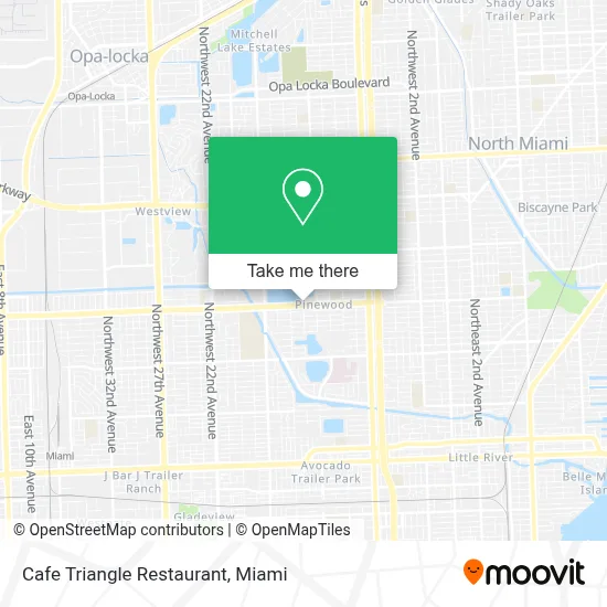 Cafe Triangle Restaurant map