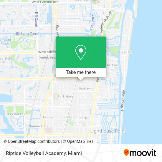 Riptide Volleyball Academy map