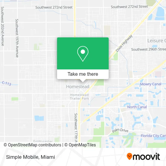 Simple Mobile map