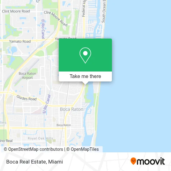 Boca Real Estate map
