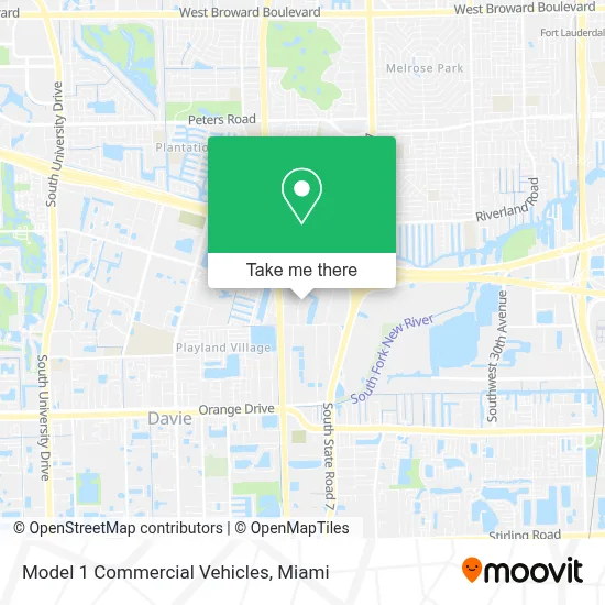 Model 1 Commercial Vehicles map